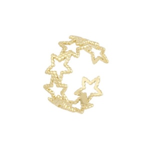 Adjustable Star Ring - Gold